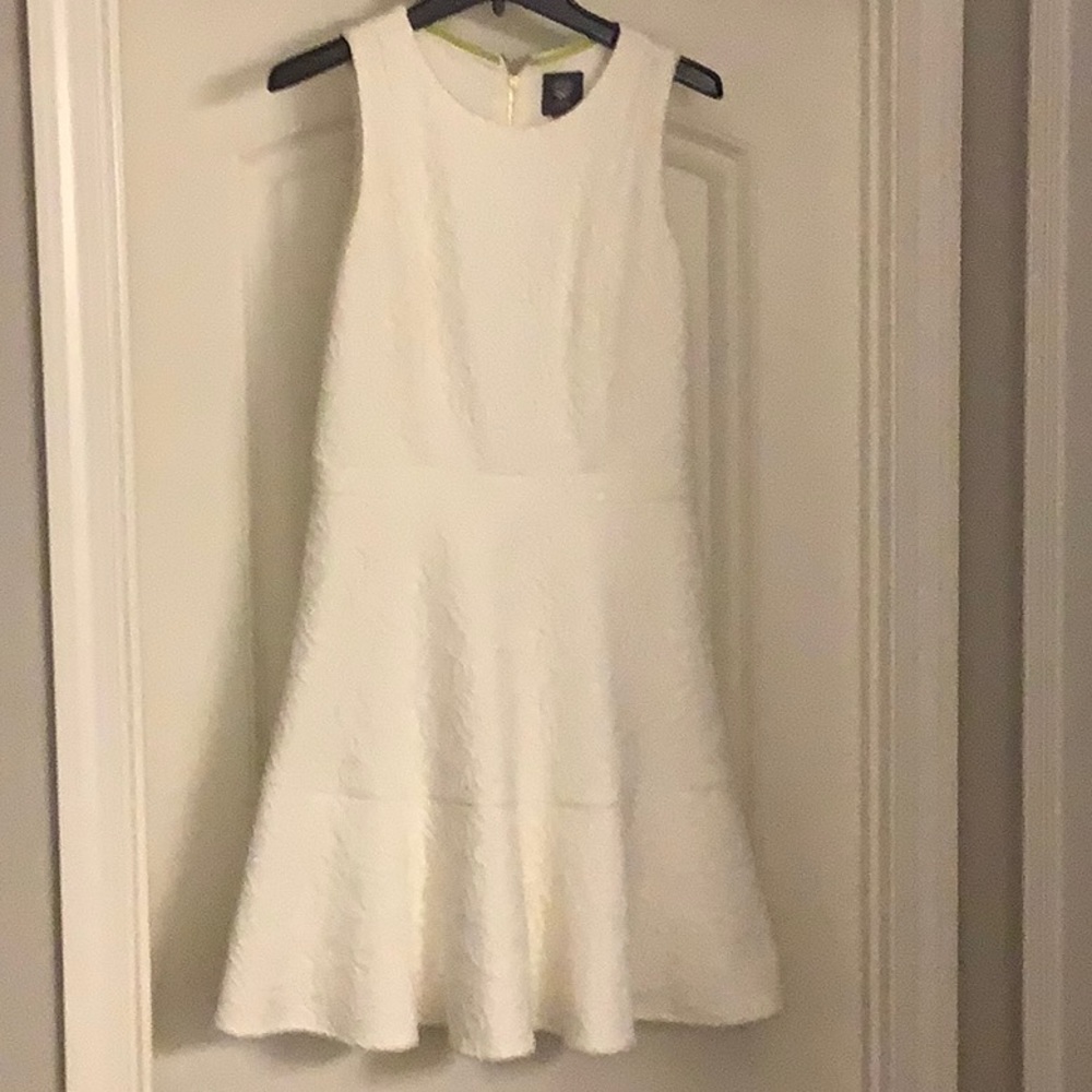 White dress with lace. Only worn once